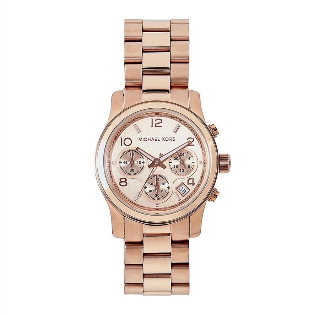 MICHAEL KORS Rose Gold Chronograph Watch